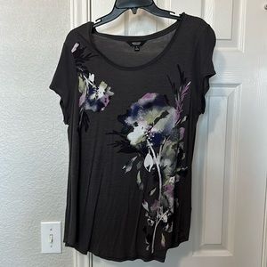 Simply Vera Wang Stretchy T-Shirt Sz L